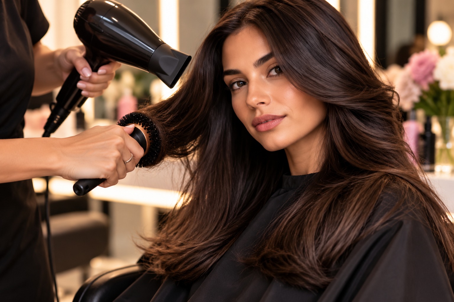 Brushing en Lady Glow
