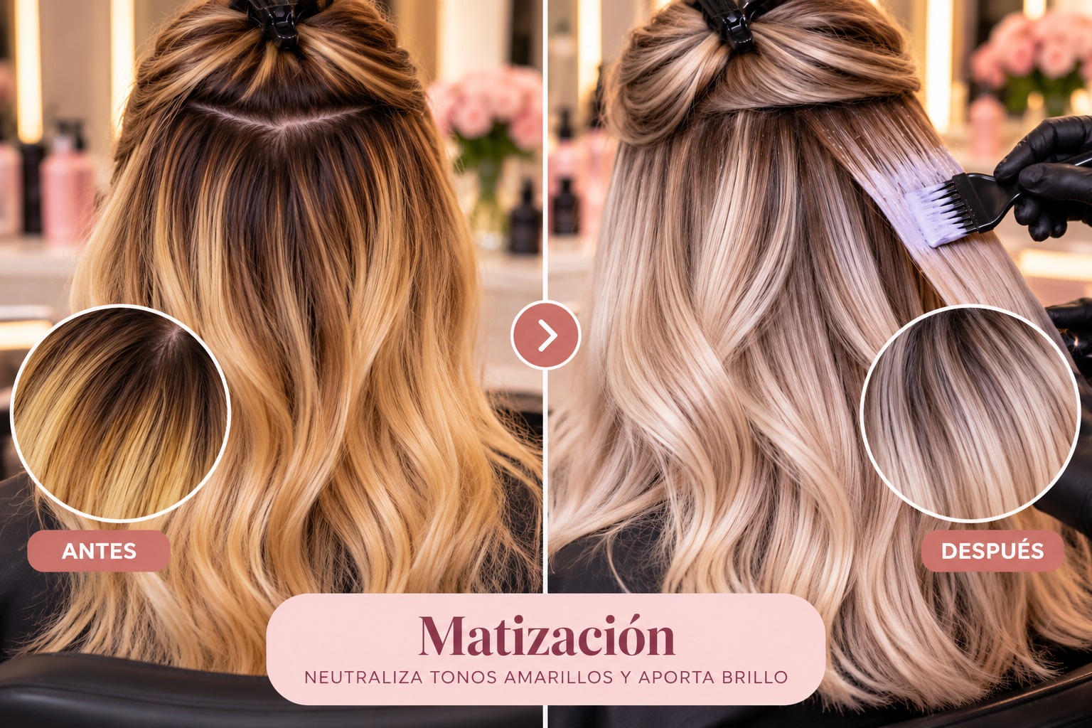 Matización en Lady Glow