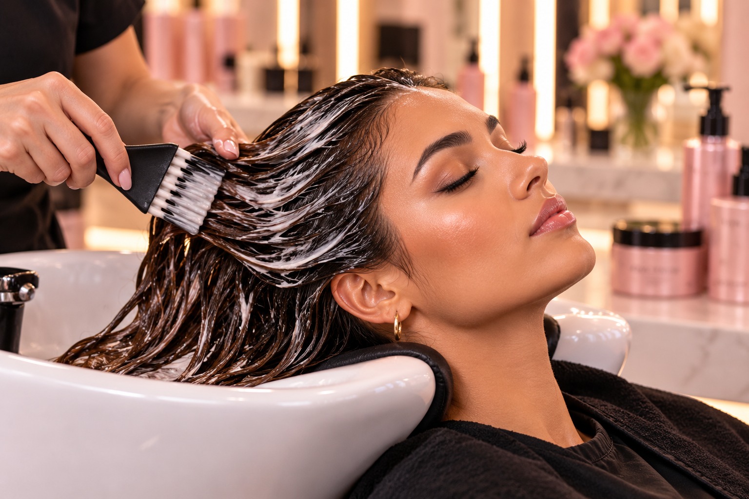 Tratamiento capilar en Lady Glow